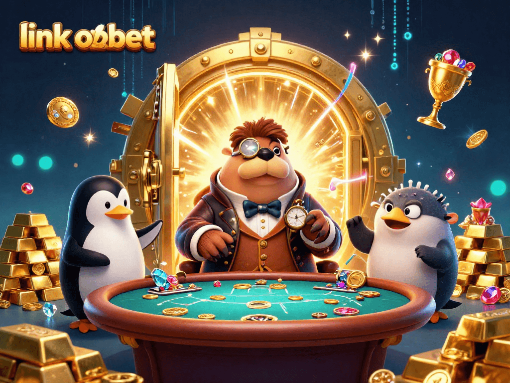 Experience thrilling poker action with link oxbet's jolly walrus, penguin dealer, and bluffing pufferfish.