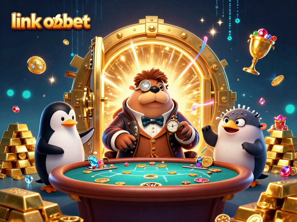 Experience thrilling poker action with link oxbet's jolly walrus, penguin dealer, and bluffing pufferfish.