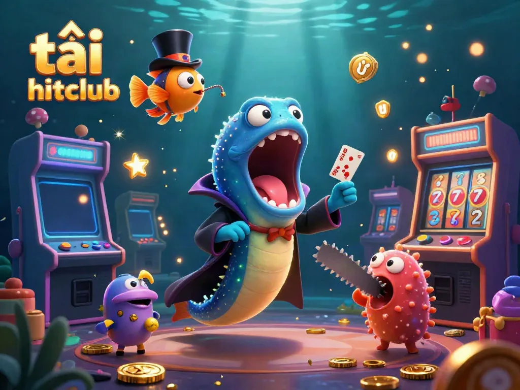 Engage with the magical underwater world while tải hitclub with vibrant gaming elements in action.