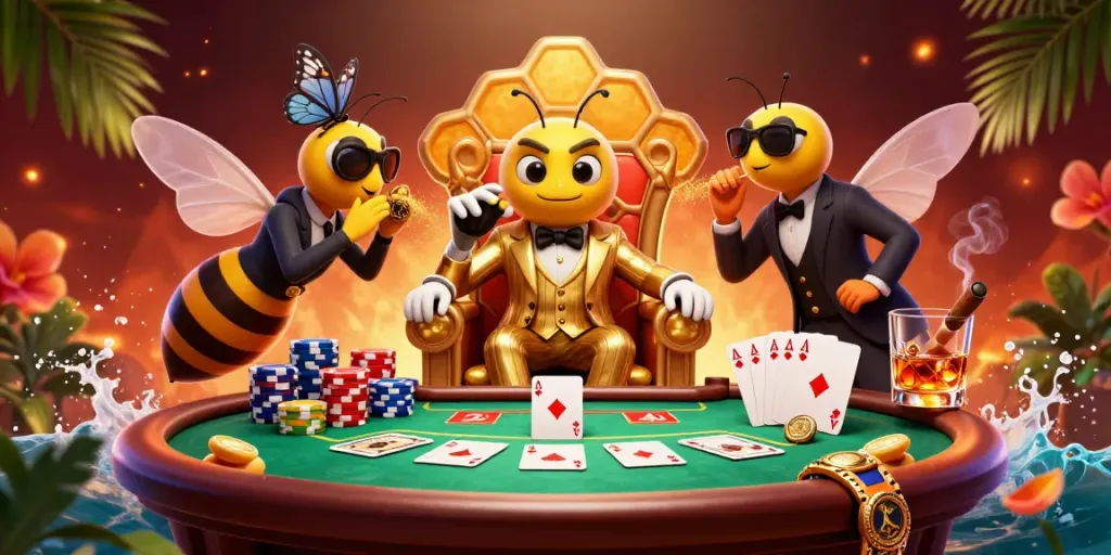 Engage in thrilling gameplay with phwin slot, featuring a mob boss and rich casino elements.