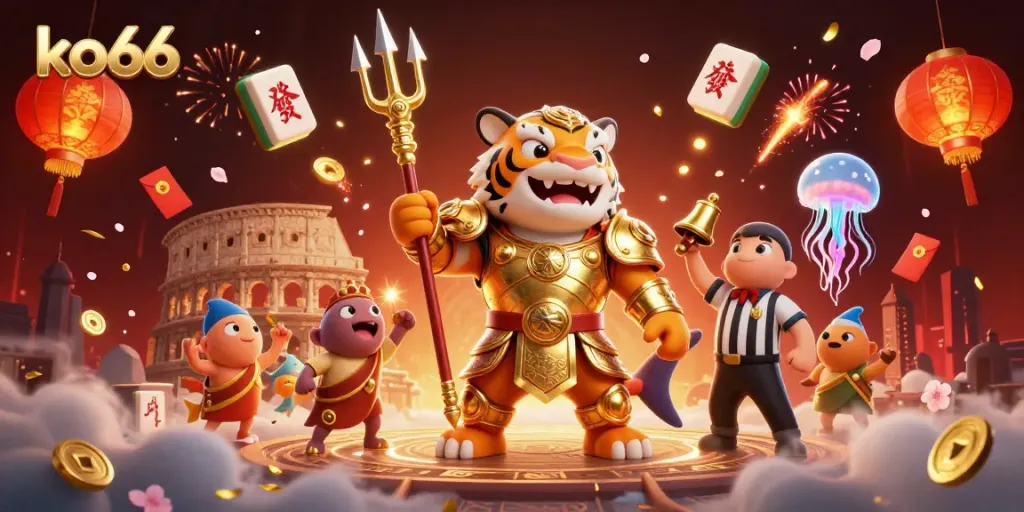 Experience thrilling winnings at ko66 with a vibrant underwater casino scene packed with action.