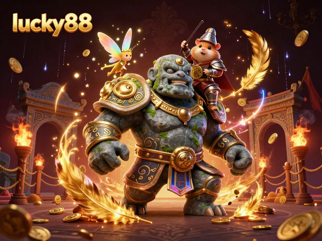 Play exciting games at lucky88, featuring vibrant characters and thrilling casino elements.