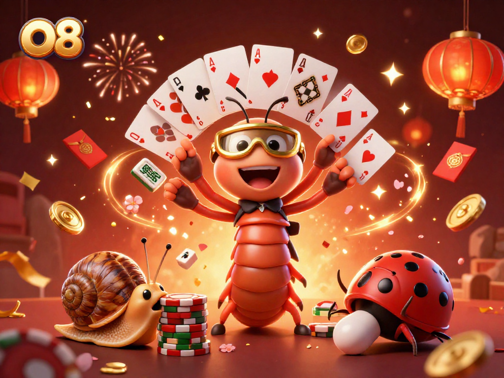 Spin the reels at O8 with a lively dealer and thrilling casino atmosphere.