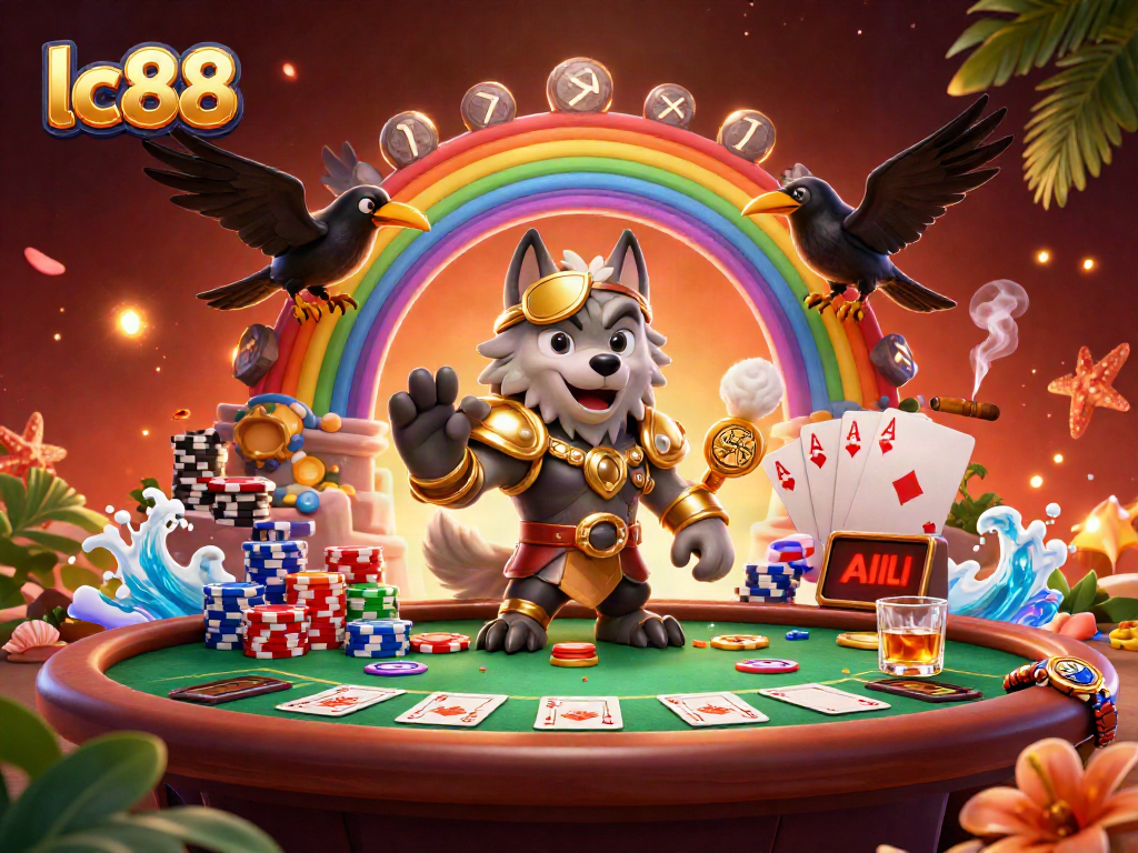 Experience thrilling lc88 casino adventures with vibrant characters and poker elements.