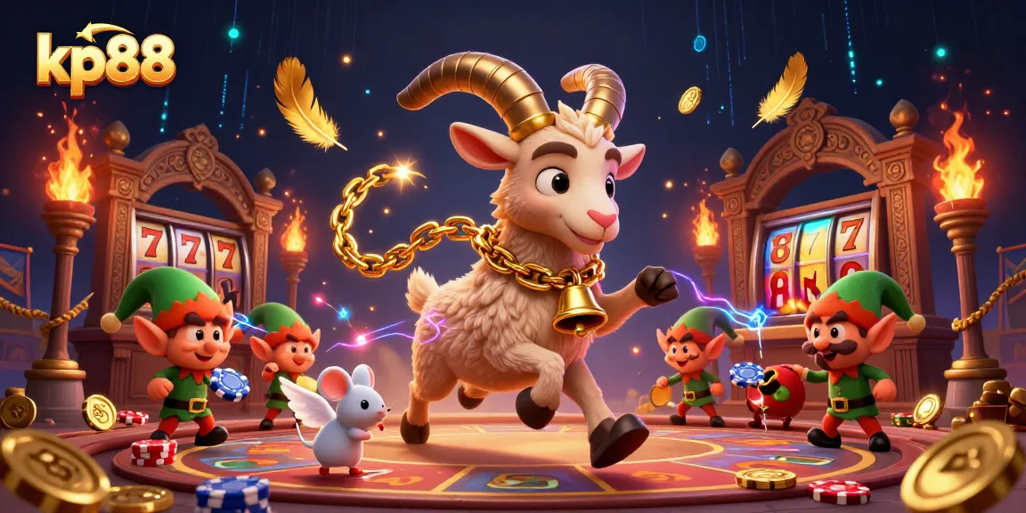 Engage in thrilling gaming at kp88 with festive characters in a holiday-horror casino
