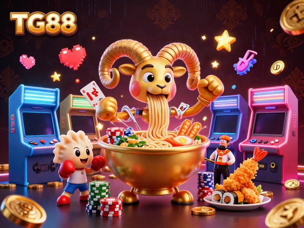 Experience exhilarating gaming with TG88’s vibrant 3D casino adventure featuring dynamic characters and exciting elements.