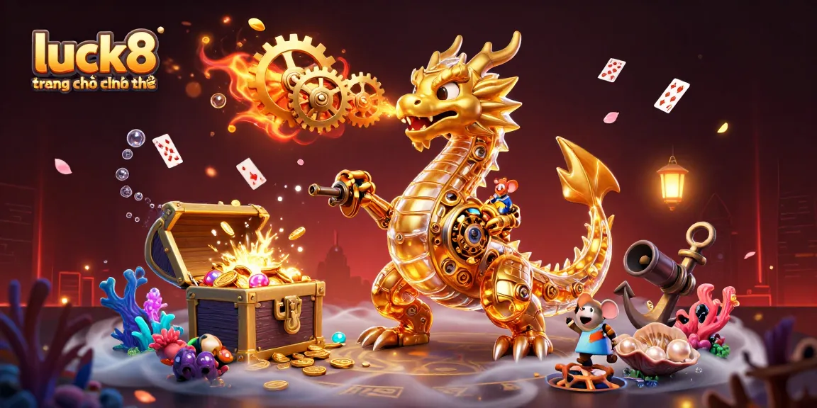 Engage in thrilling gaming experiences at luck8 trang chủ chính thức featuring an epic 3D dragon.