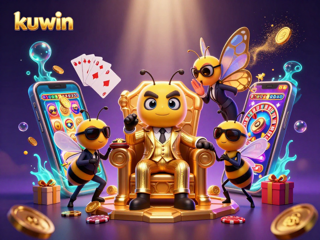 Kuwin transforms your gaming experience with vibrant slot games and animated characters in 3D.